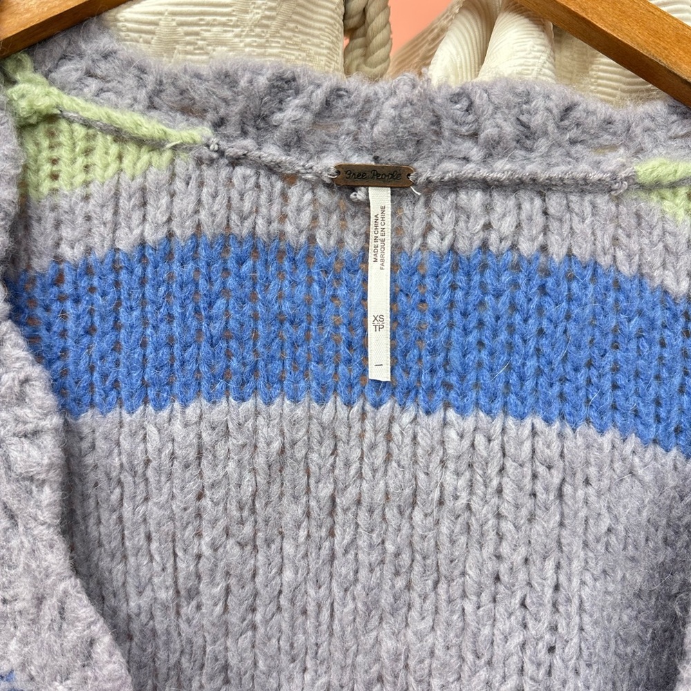 Free People Fine Time Striped Cardigan - Picture 4 of 4
